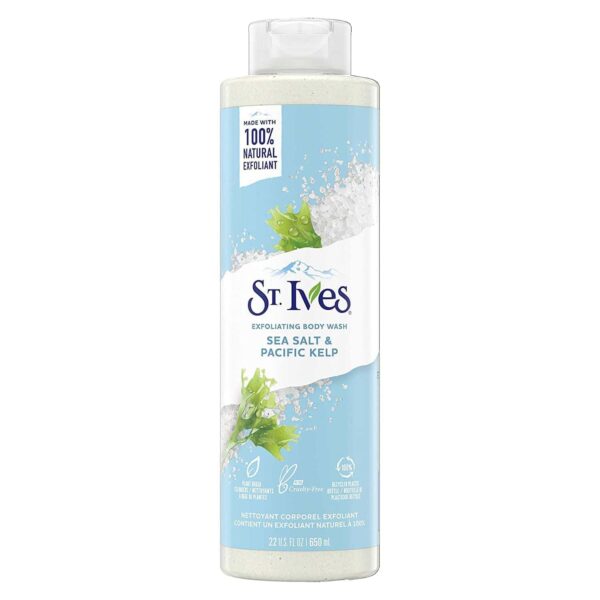 St Ives Body wash, Pacific sea salt.