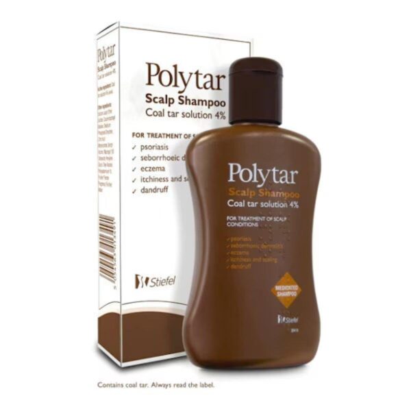 POLYTAR SCALP SHAMPOO COAL TAR SOLUTION 4%