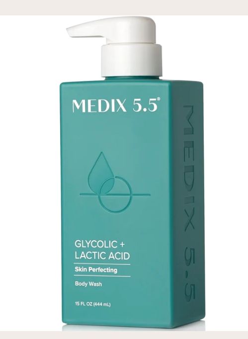 GLYCOLIC ACID (AHA) & LACTIC ACID BODY WASH.