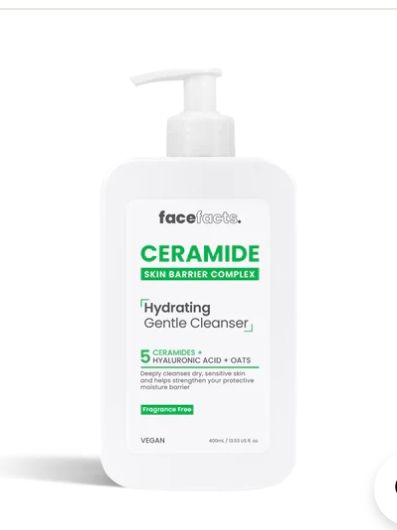 FACEFACTS CERAMIDE HYDRATING GENTLE CLEANSER 200mls.